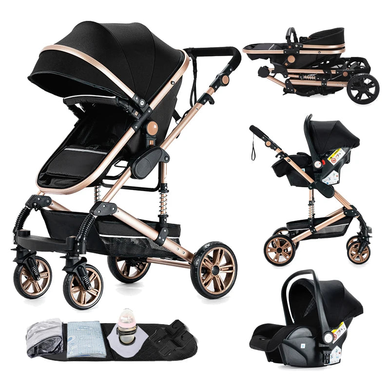 Poussette 3 en 1 Ultra-Légère | Système de Voyage Trio