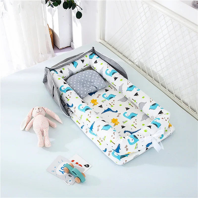 Lit Portable Bébé Nid Cocon de Voyage | Nid pour Bébé 0-2 ans