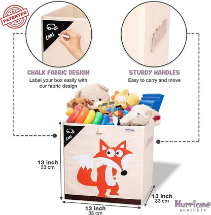 Armoire Bébé Cube Pliable Animal | Penderie Enfant Tissu Écolo