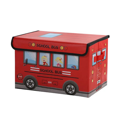 Boîte Rangement Enfant Bus Scolaire Pliable | Chambre Enfants