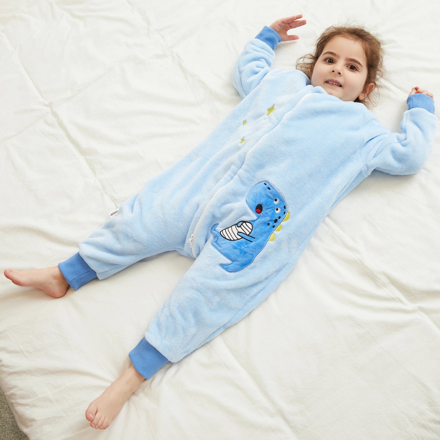 Pyjama Bébé Hiver Doux & Chaud | Pyjama Noël Bébé Dinosaure & Ours