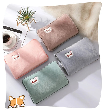 Bouillotte Électrique Rechargeable Peluche | Anti-Douleur & Confort