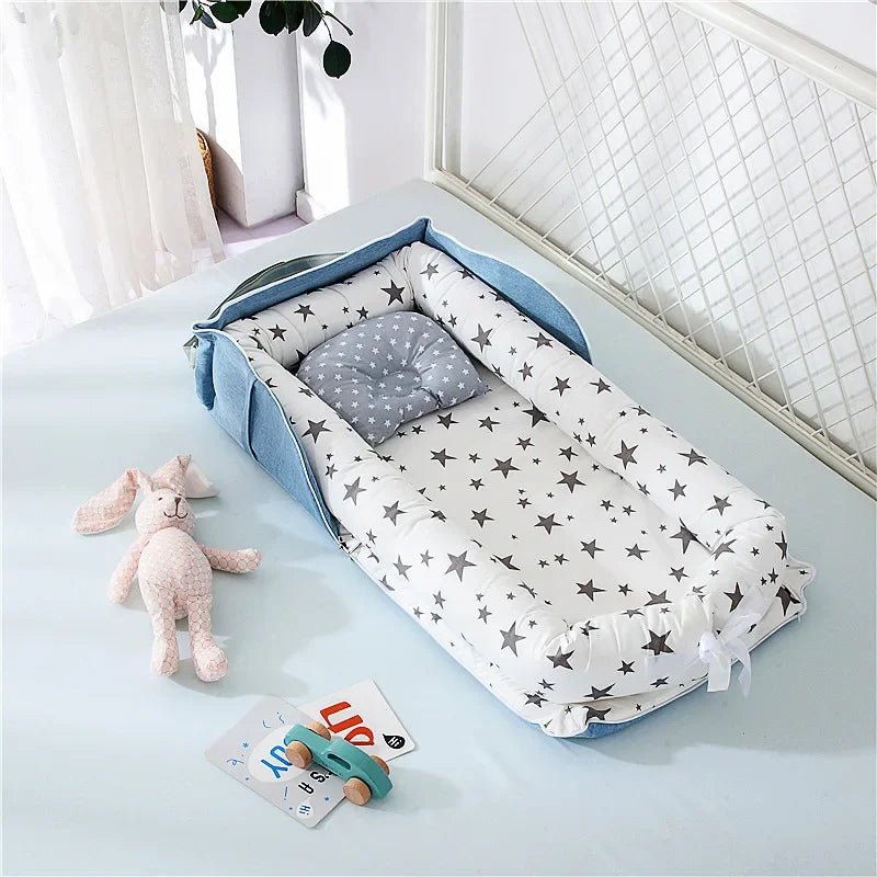 Lit Portable Bébé Nid Cocon de Voyage | Nid pour Bébé 0-2 ans