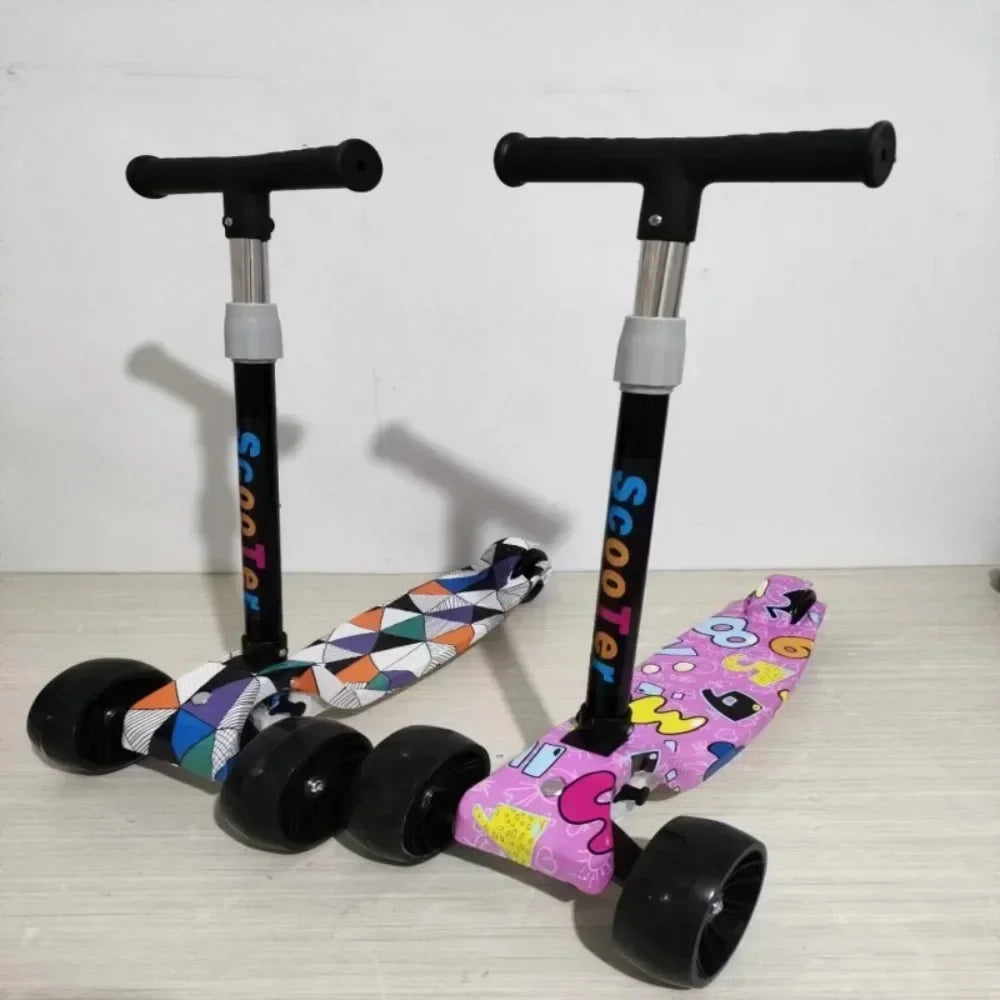 Trotinette Enfant Pliable & Lumineuse | Trotinette Bébé 3 à 12 Ans