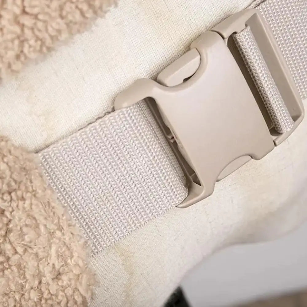 Porte Bébé Hiver Peluche | Portage Dorsal & Ventral Chaleur