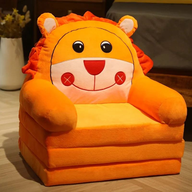 Fauteuil Chambre Bébé 2-en-1 | Canapé Enfant Cocon Doux & Sûr