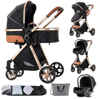 Poussette 3 en 1 Ultra-Légère | Système de Voyage Trio