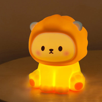 Veilleuse Bébé Panda LED Silicone | Lampe Chambre Enfant USB