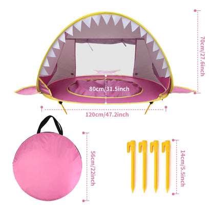 Tente Anti UV Plage Bebe avec Piscine Intégrée | Portable UV 50+