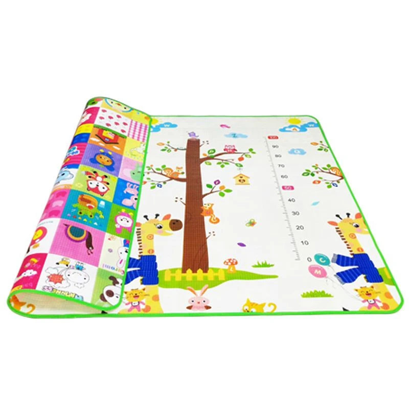 Tapis d'Éveil Bébé Géant Double Face & Pliable | Fille ou Garçon