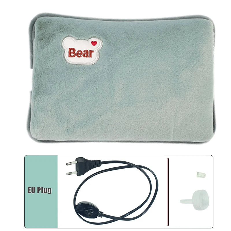 Bouillotte Électrique Rechargeable Peluche | Anti-Douleur & Confort