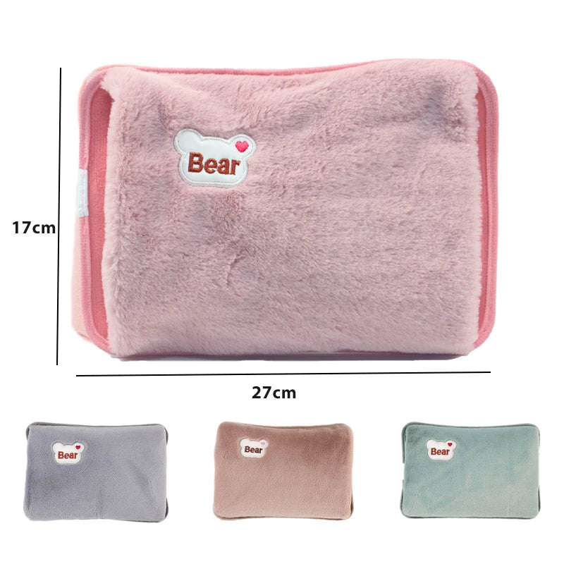 Bouillotte Électrique Rechargeable Peluche | Anti-Douleur & Confort