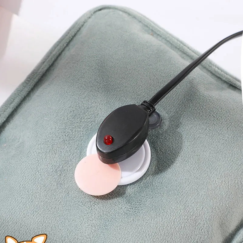 Bouillotte Électrique Rechargeable Peluche | Anti-Douleur & Confort