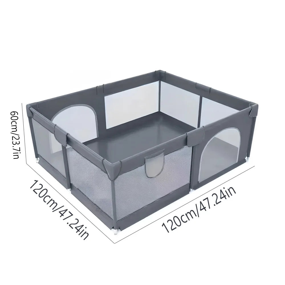 Grand Parc Bébé Pliable | Parc pour Bébé XXL 120x120cm Portable