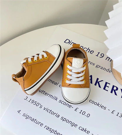 Chaussure Bébé Cuir Souple Premiers Pas | Chaussure Fille & Garçon