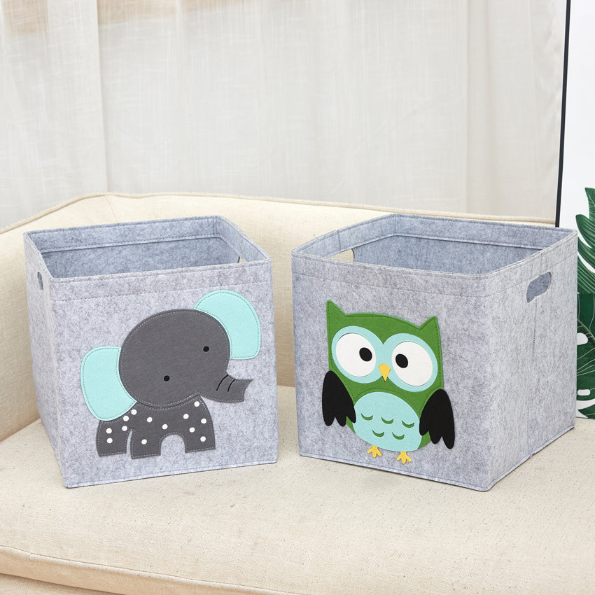 Boîte Rangement Chambre Enfant Feutre Pliable | Jouets Vêtements