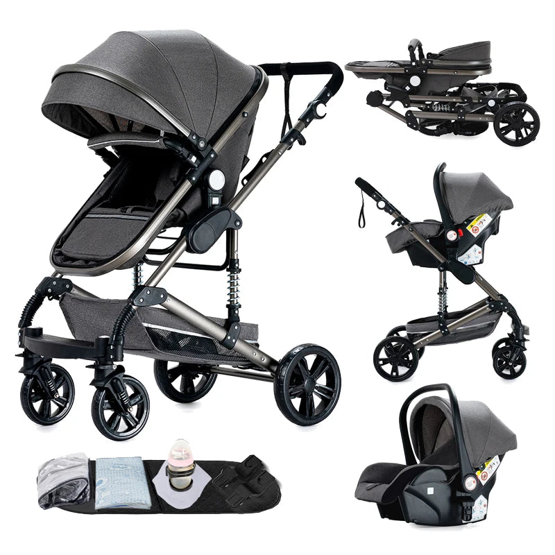Poussette 3 en 1 Ultra-Légère | Système de Voyage Trio