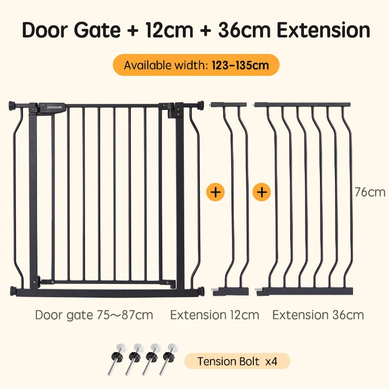 Barrière Escalier pour Bébé Sans Perçage 75-147cm | Sécurité
