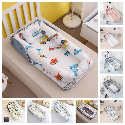 Lit Portable Bébé Nid Cocon de Voyage | Nid pour Bébé 0-2 ans