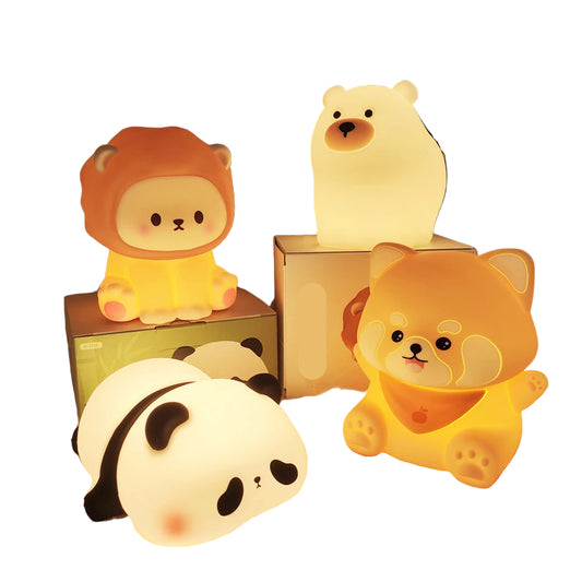 Veilleuse Bébé Panda LED Silicone