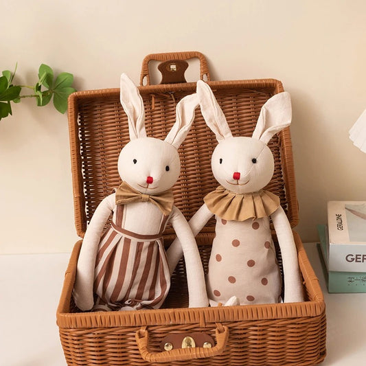 Jouets en tissu de lapin en peluche