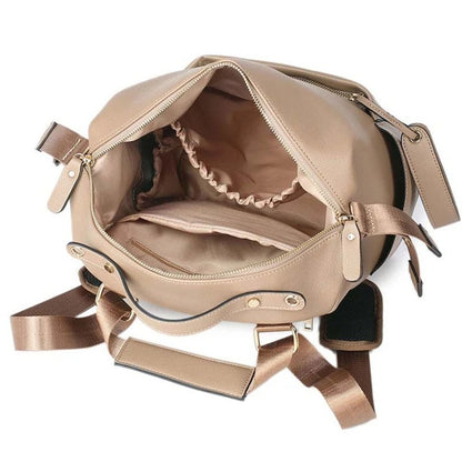 Sac à Langer Cuir Élégant | Sac à Dos Bébé Fille Garçon