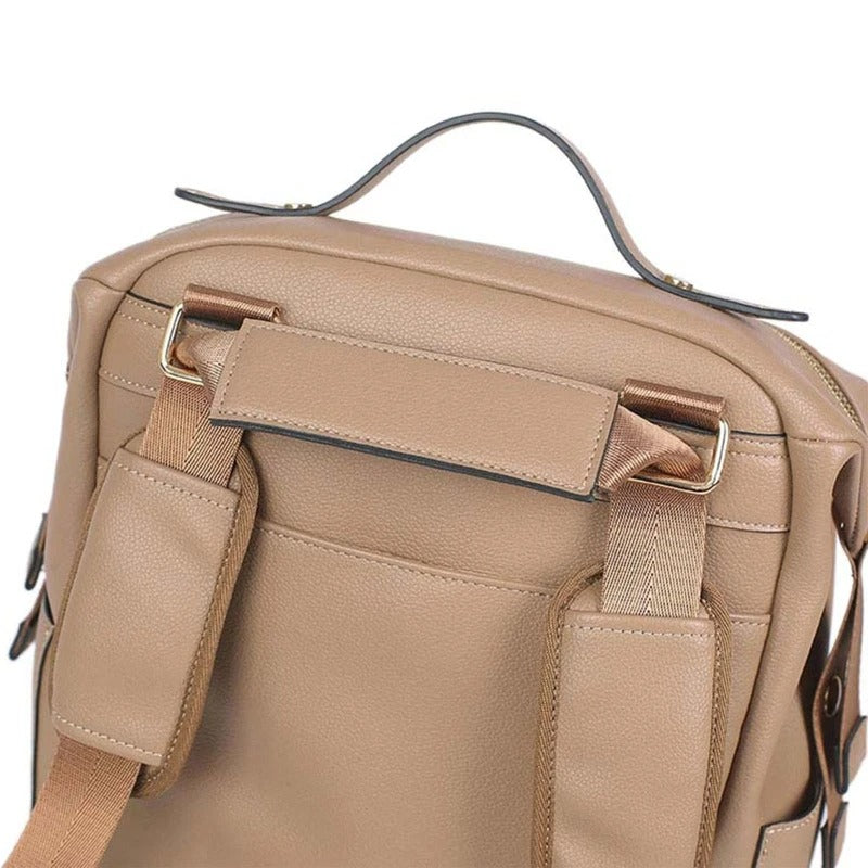 Sac à Langer Cuir Élégant | Sac à Dos Bébé Fille Garçon